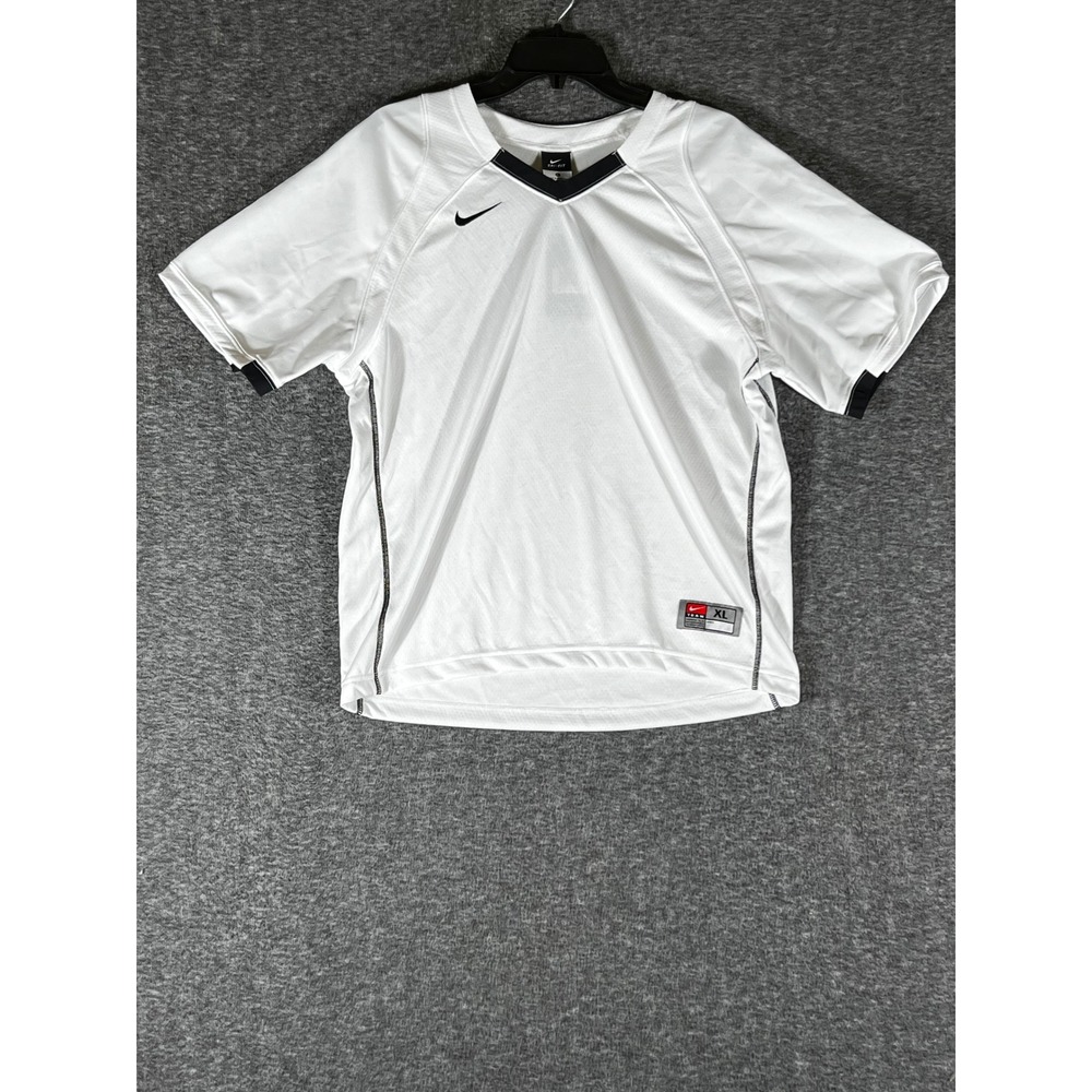 Nike Dri-Fit Youth Six Nations‎ Game Jersey White Black XL New With Tags